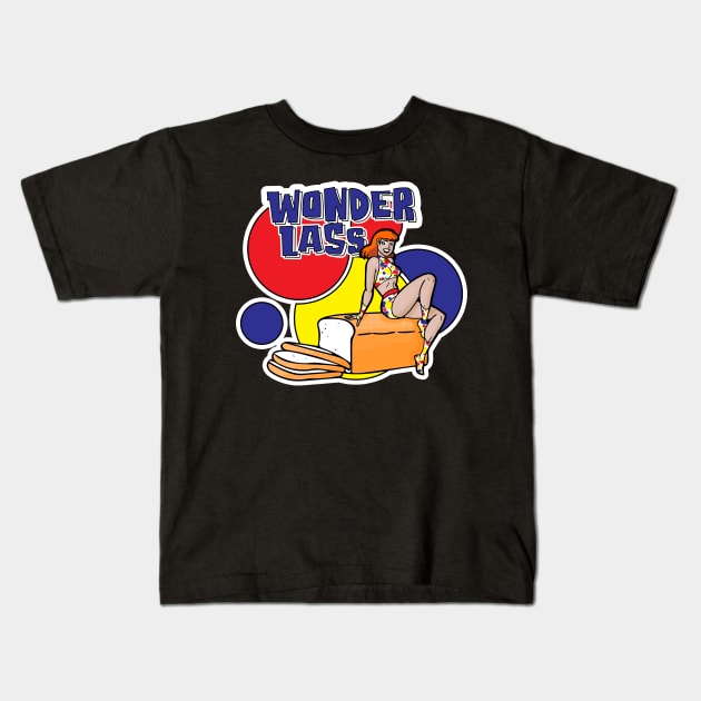 Wonder Lass Kids T-Shirt by Doc Multiverse Designs